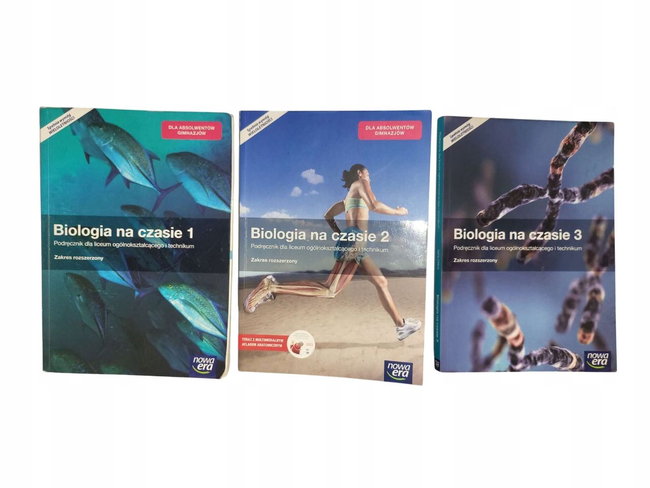 Biologia na czasie 1-3 1,2,3 Rozszerzenie Nowa Era liceum po gimnazjum