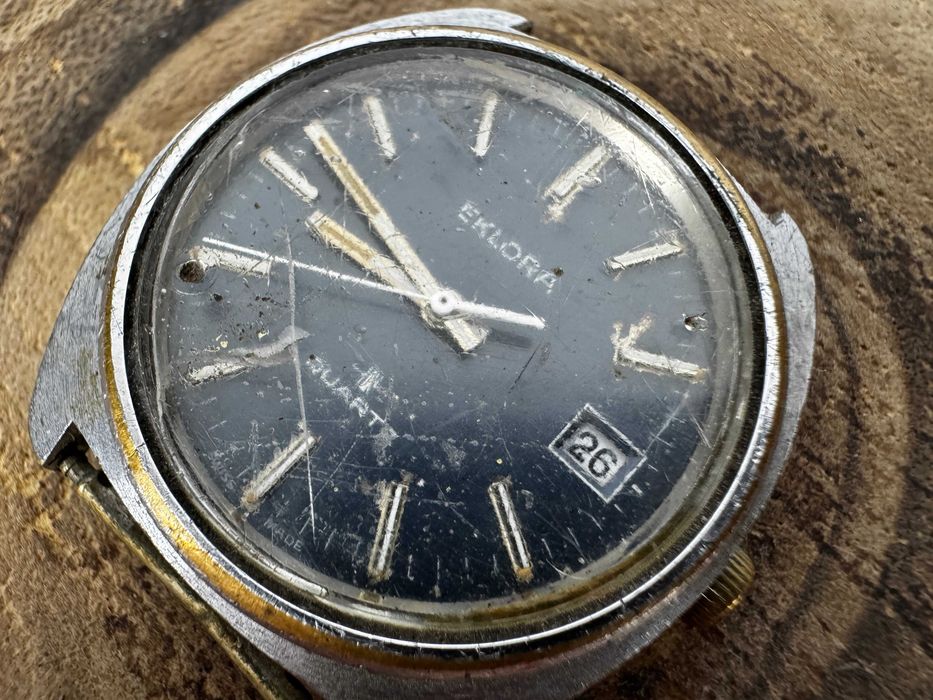 zegarek męski - Eklora Quartz - na części