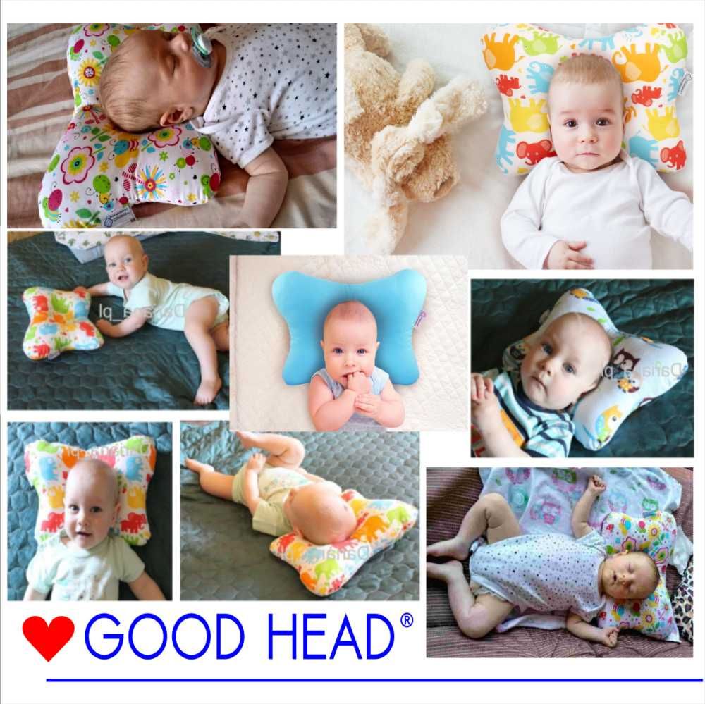 Poduszka na  płaską głowę dla dzieci  Good Head Rozmiar L