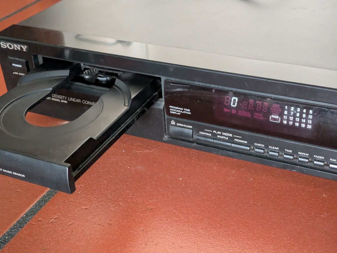 Leitor de CDs sony