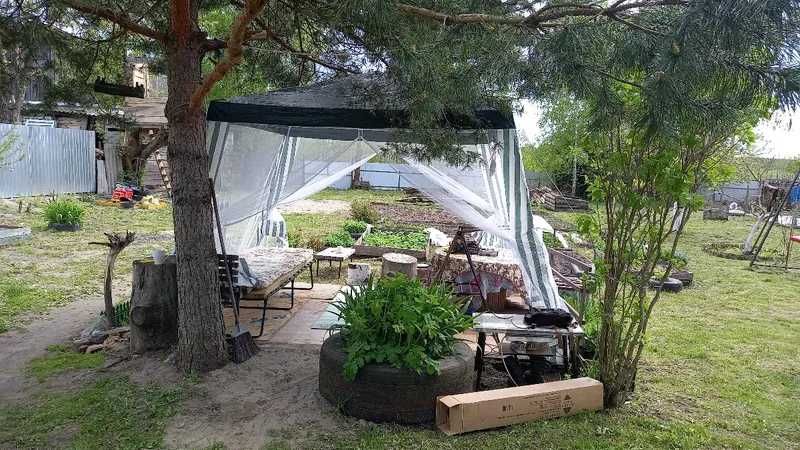 Шатер садовый павильон с москитной сеткой Палатка для откачки меда