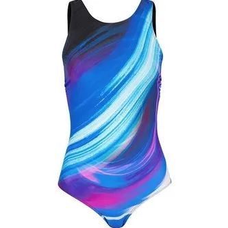 bonprix jenoczęściowy kolorowy strój kąpielowy 44-46