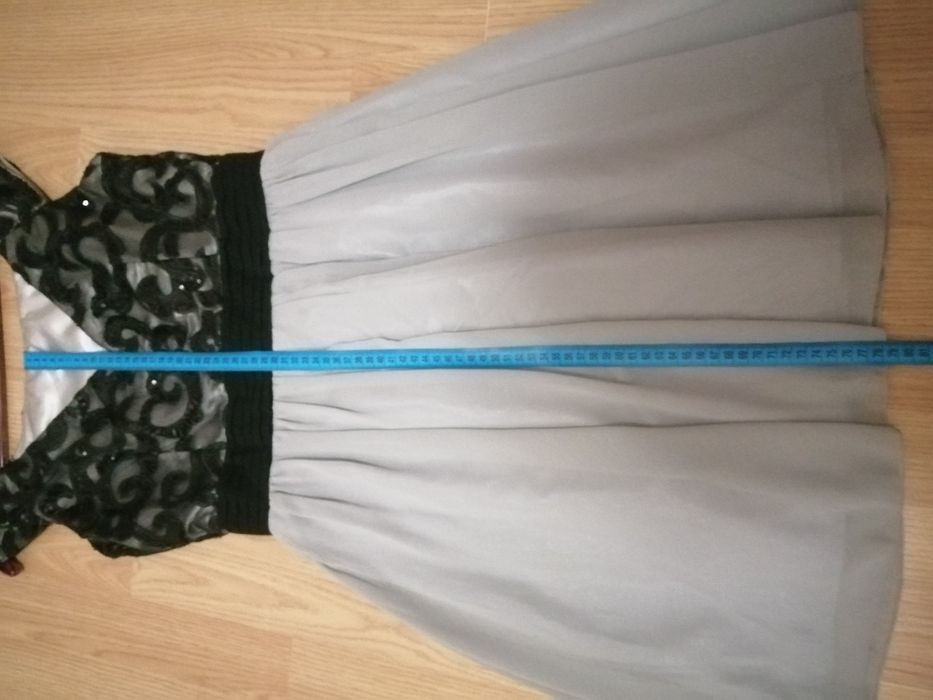 Платье вечернее выпускное нарядное в паетках ажурный рисунок