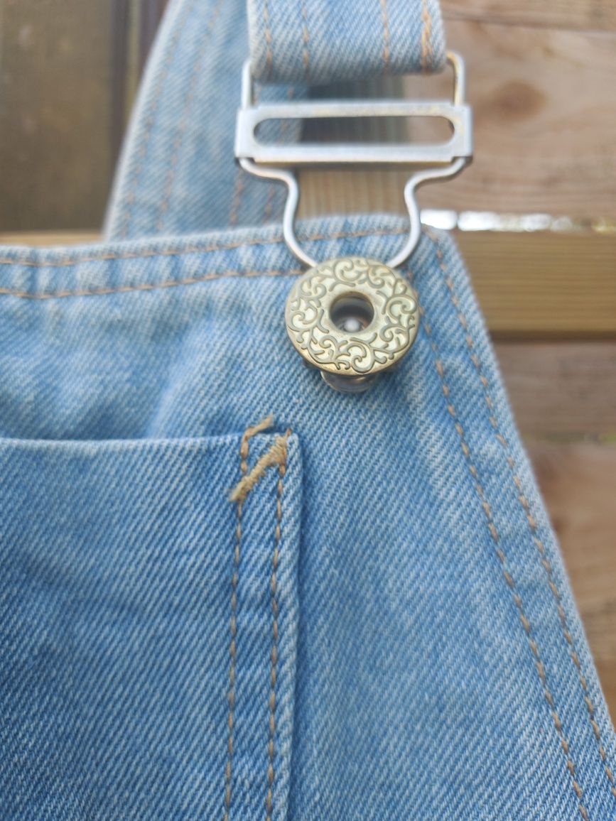 Krótkie spodenki ogrodniczki jeans damskie rozmiar 36/38 firma Denim