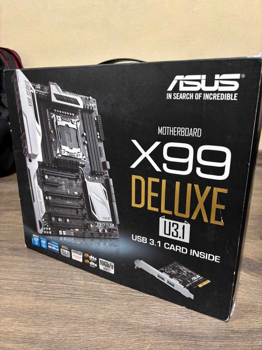 Материнская плата Asus X99-Deluxe и процессор Intel core i7-5930k