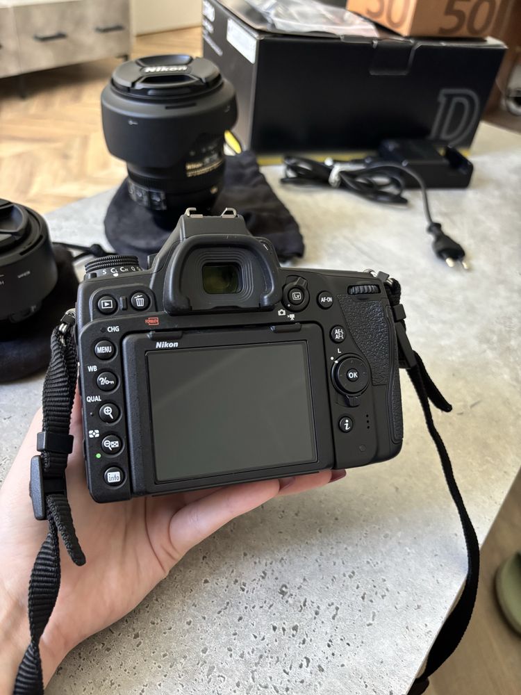 Nikon d780 z obiektywami