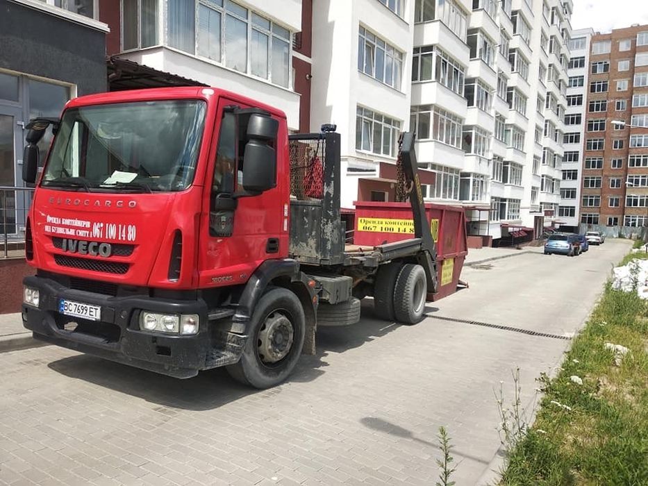Вивіз будівельного сміття Львів Оренда контейнера під сміття