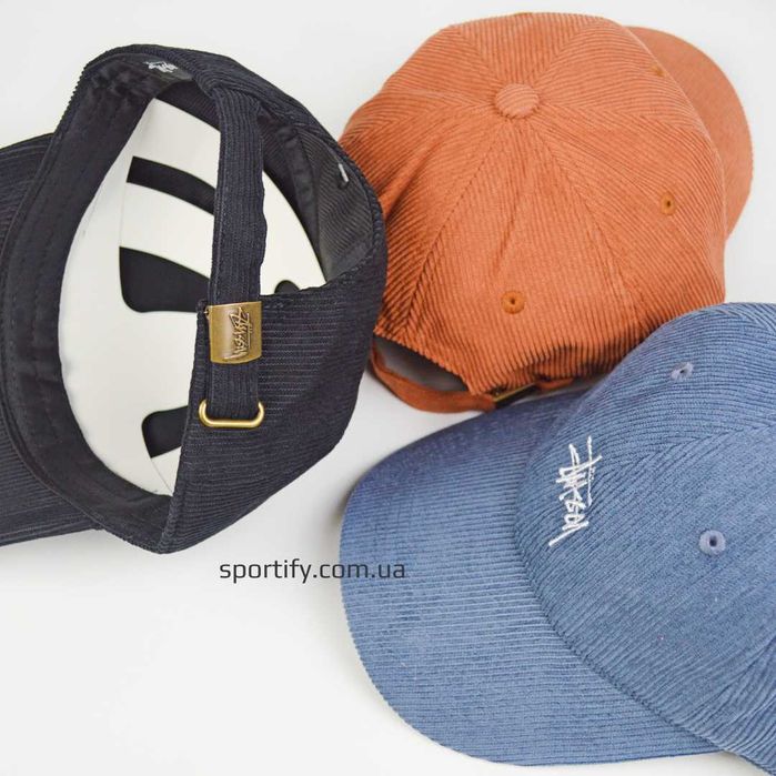Кепка вільветова Stussy стусси бейсболка стуссі
