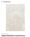 Tapete 240x340 cm touch branco