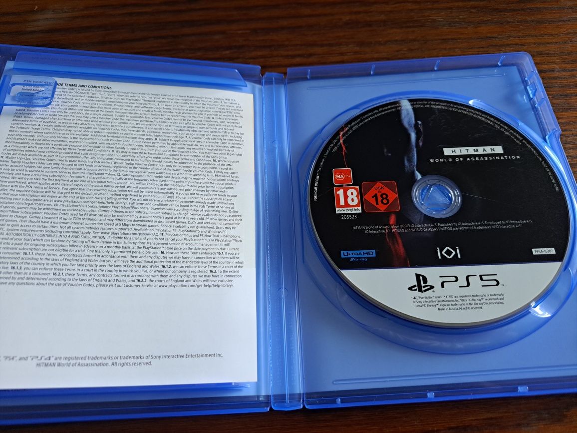 Gra na ps5 Hitman World of Assassination