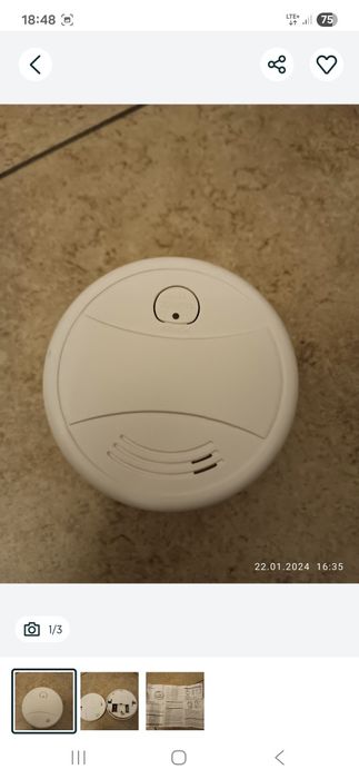 Czujnik dymu bezprzewodowy