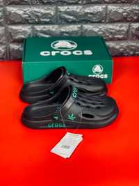 Crocs Hemp Clog Шлепанцы женские Шлепки кроксы сабо черные