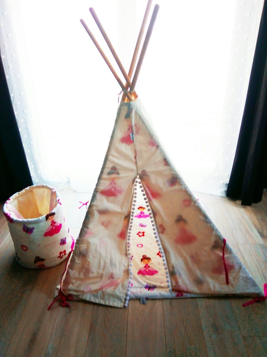 Namiot tipi dla małej księżniczki
