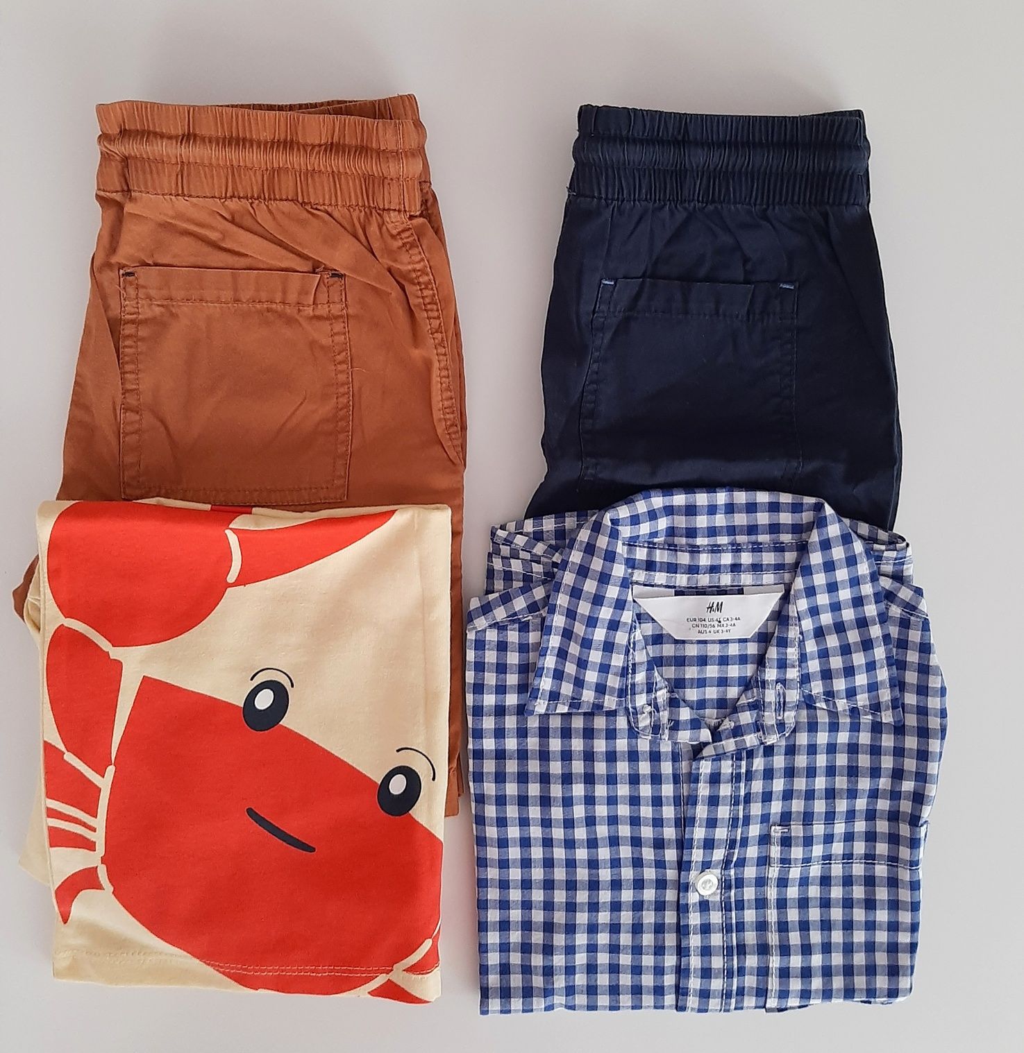 Zestaw dla chłopca na lato H&M roz 104