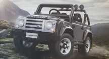 Wielki dwuosobowy LAND ROVER  na akumulator