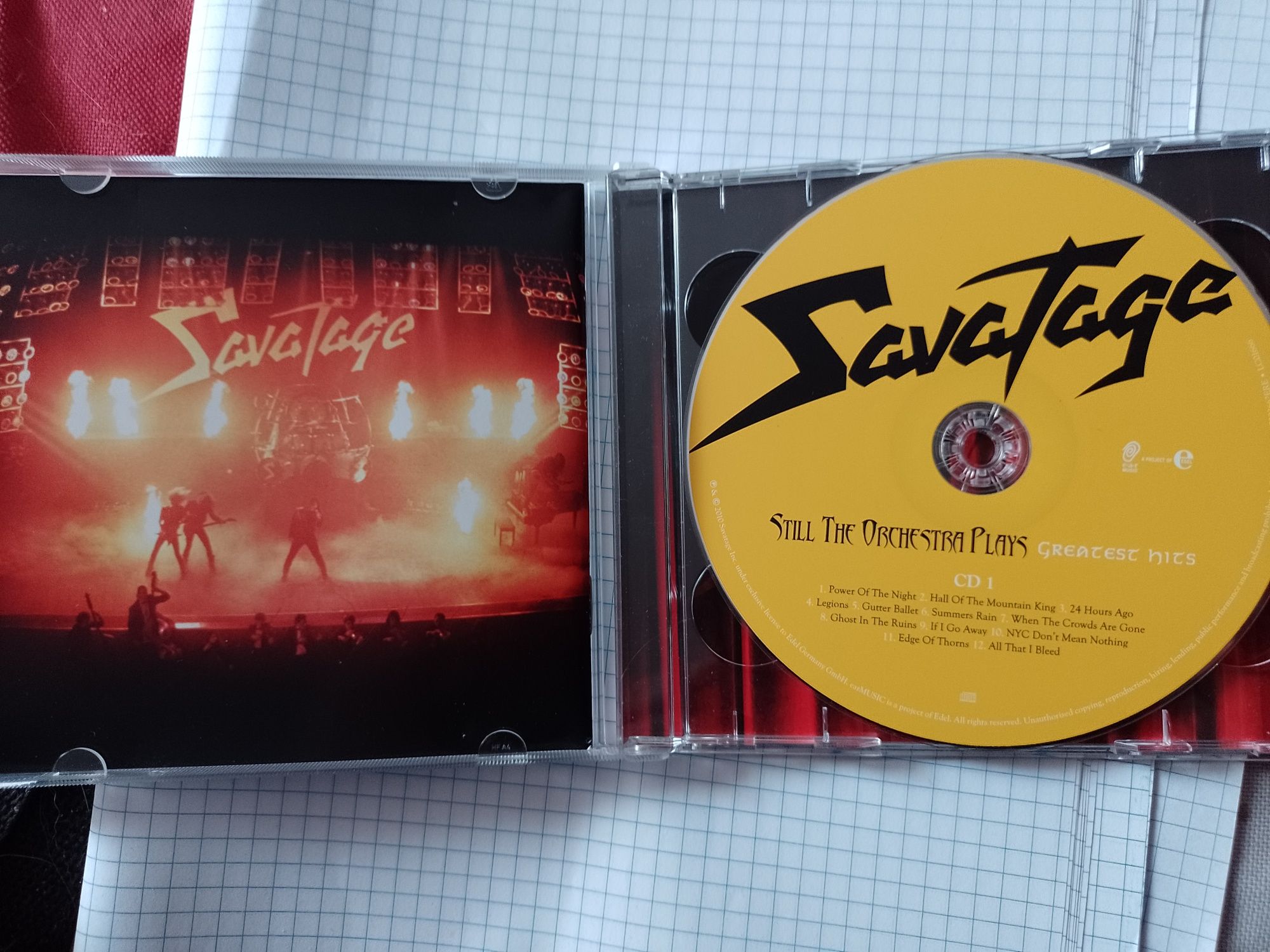 CD Savatage stil the orchestra plays greatest hits volume 1$2