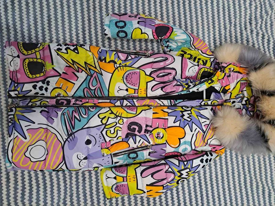 Дитяче пальто зимове 146 ріст