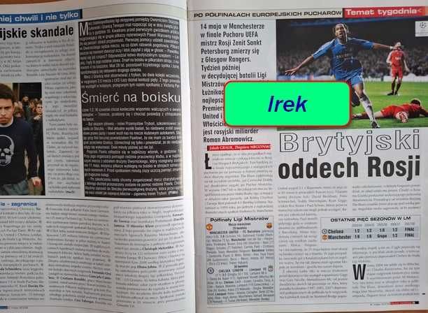 Tygodnik "Piłka Nożna" - rocznik 2008