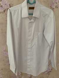 Белая мужская рубашка М