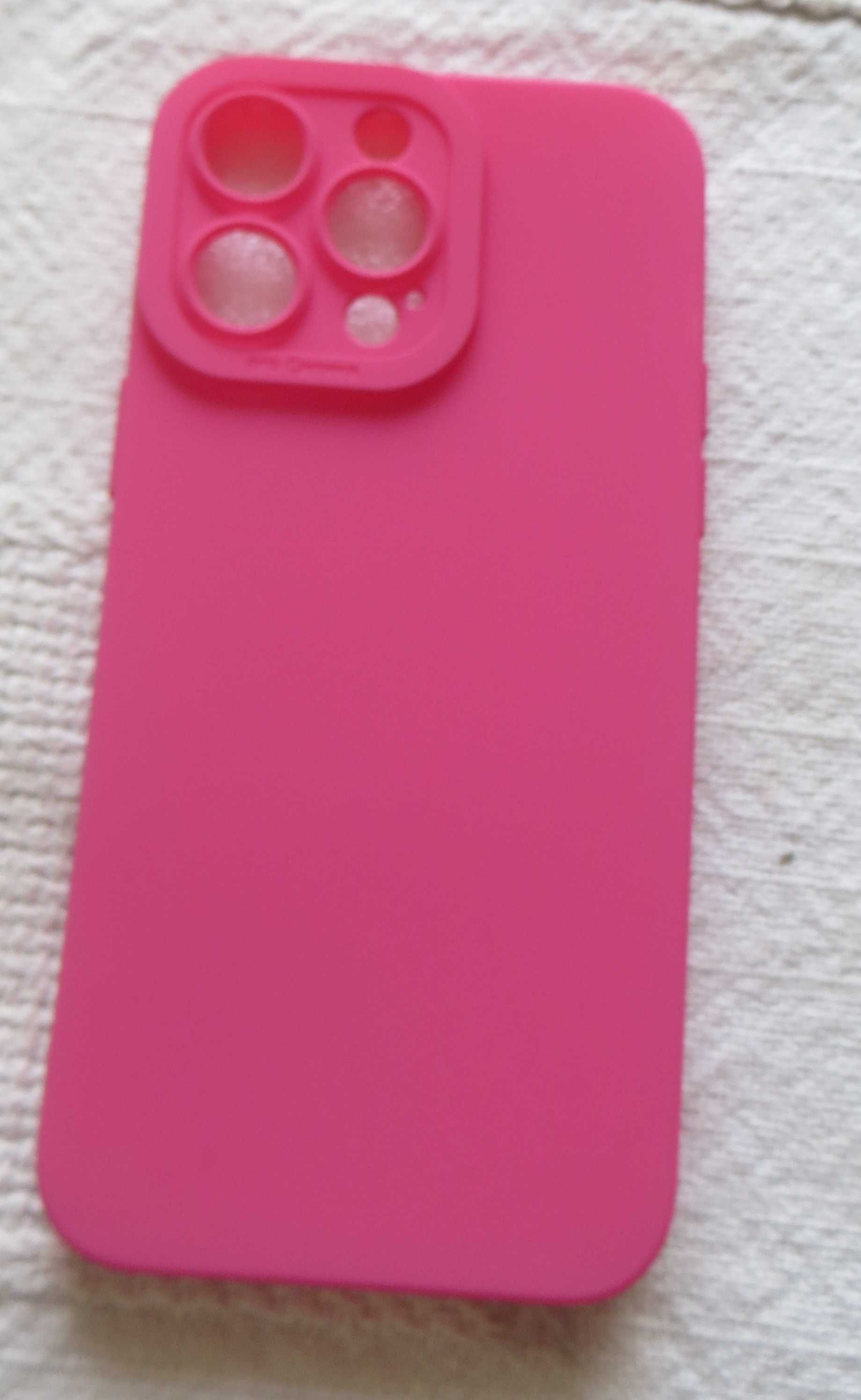 Telemóveis - Capa silicone, cor-de-rosa iPhone 14 pro Max - Nova