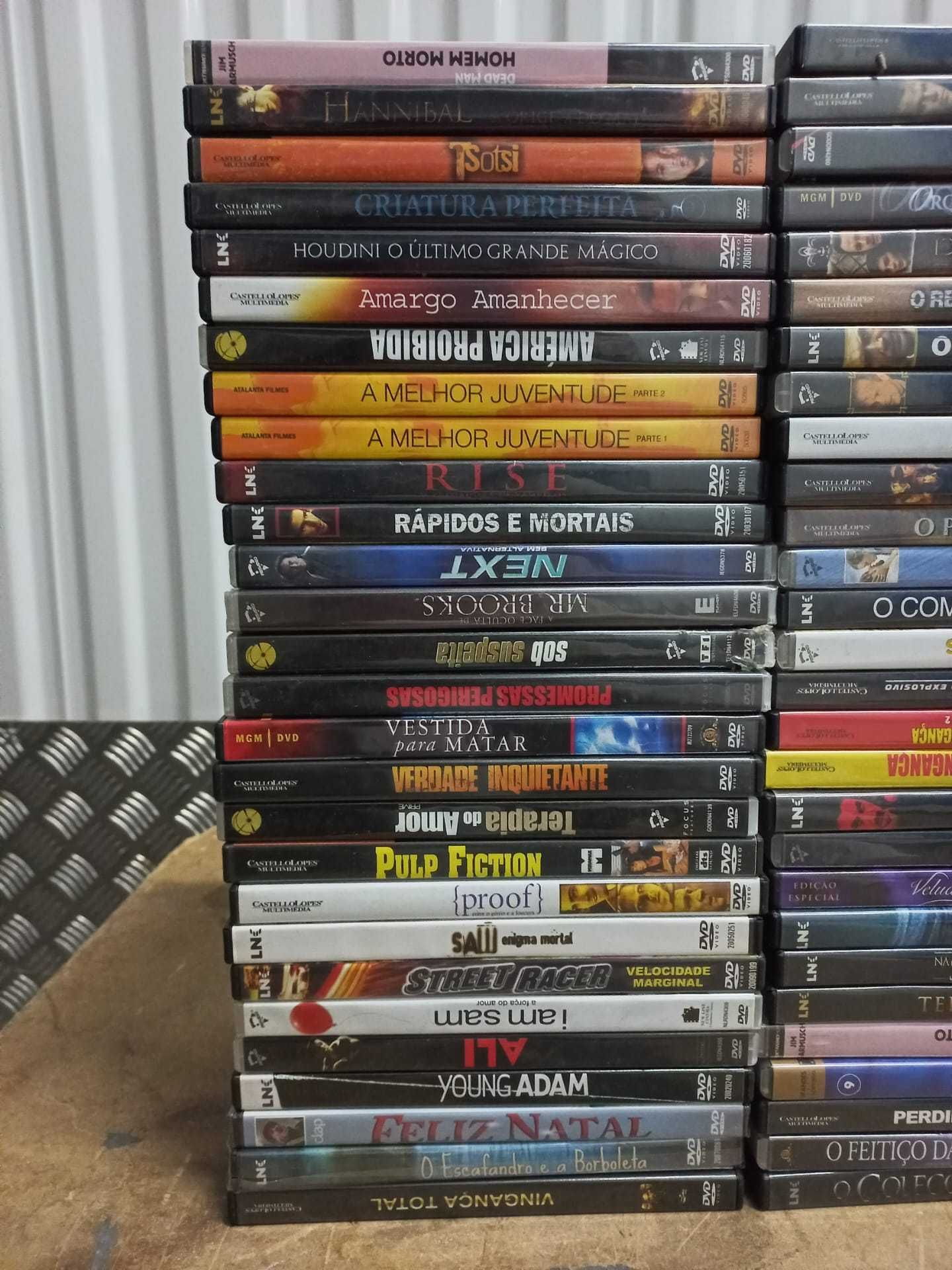 DVDs diversos - 80 filmes