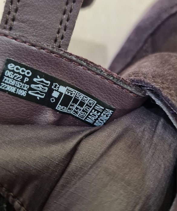 Зимние ботинки сапоги Ecco р.25 натуральная кожа