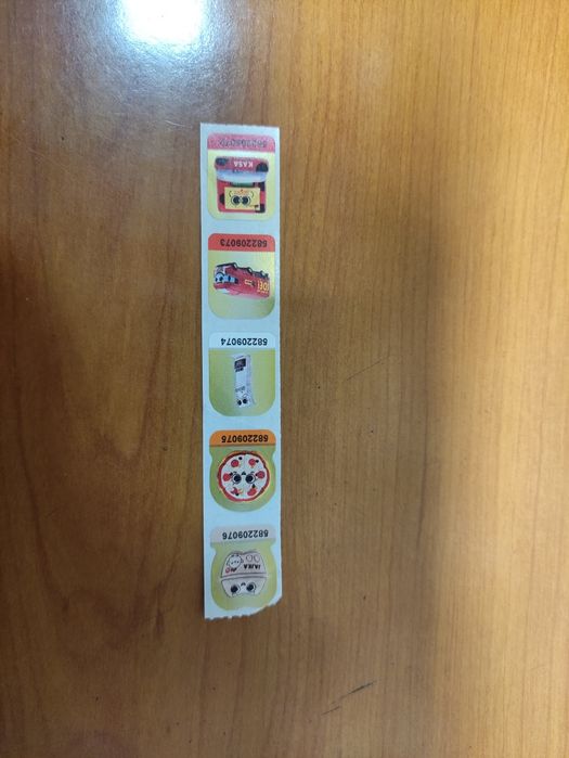 Naklejki gang biedroniaków 5 szt