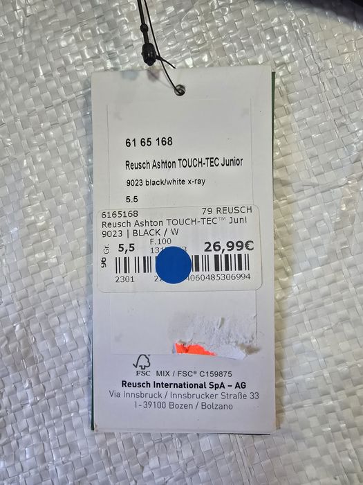 Рукавички Reusch Ashton Touch-tec Junior