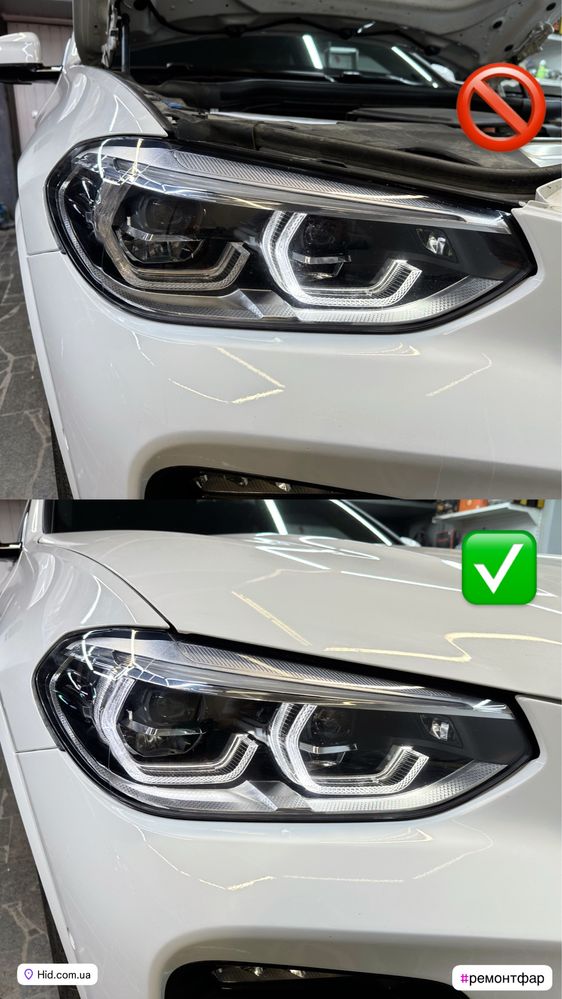 Светодиодная плата ДХО для фар BMW X3 G01, X4 G02 2016-2019