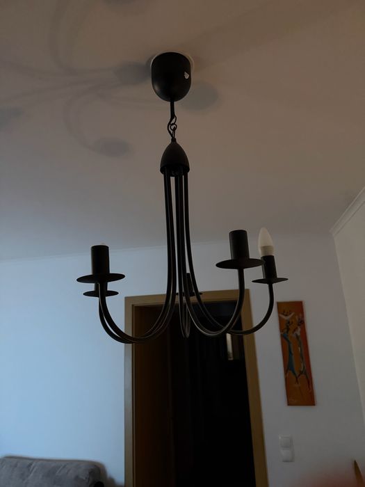 Candeeiros de sala e teto usados mas em bom