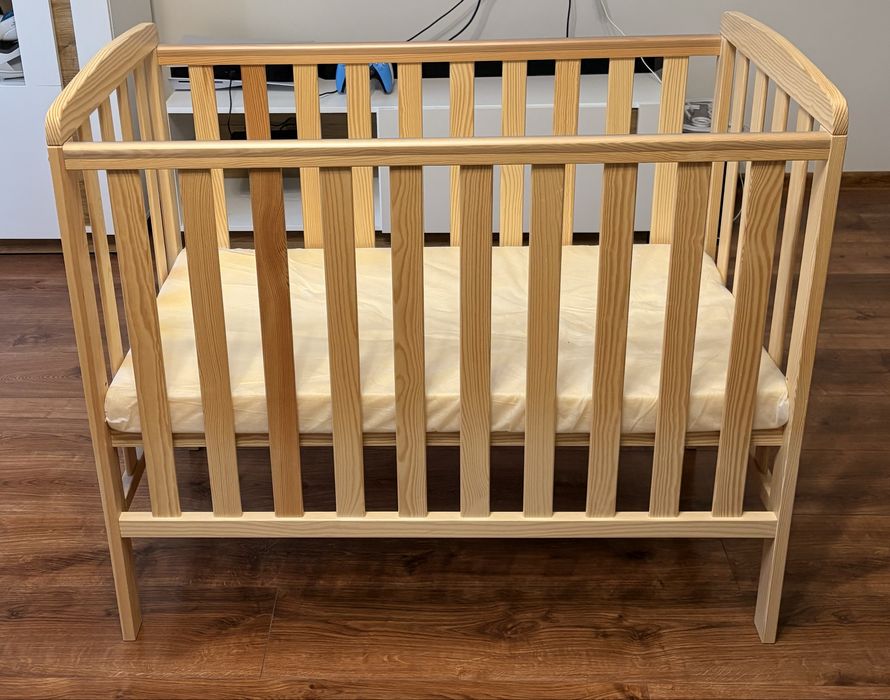 Łóżeczko drewniane 100x50 cm