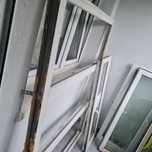 okno 173 na 148 balkon loggia plastikowe 3 częściowe rozwierno uchylne