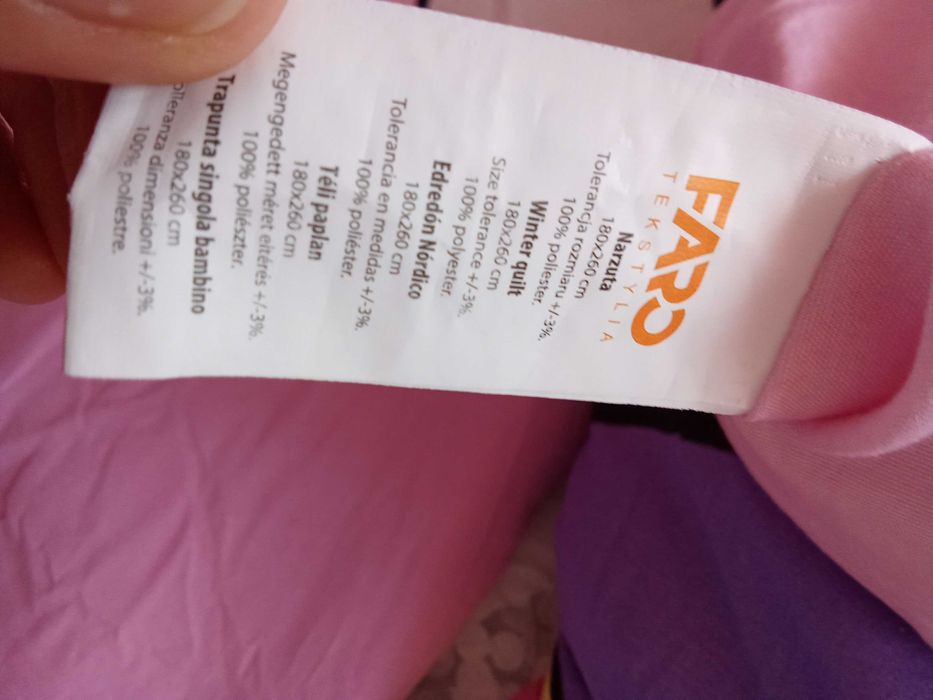 Edredón Minnie com unicórnio