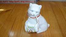 Paliteiro "Gato" Porcelana - Antigo