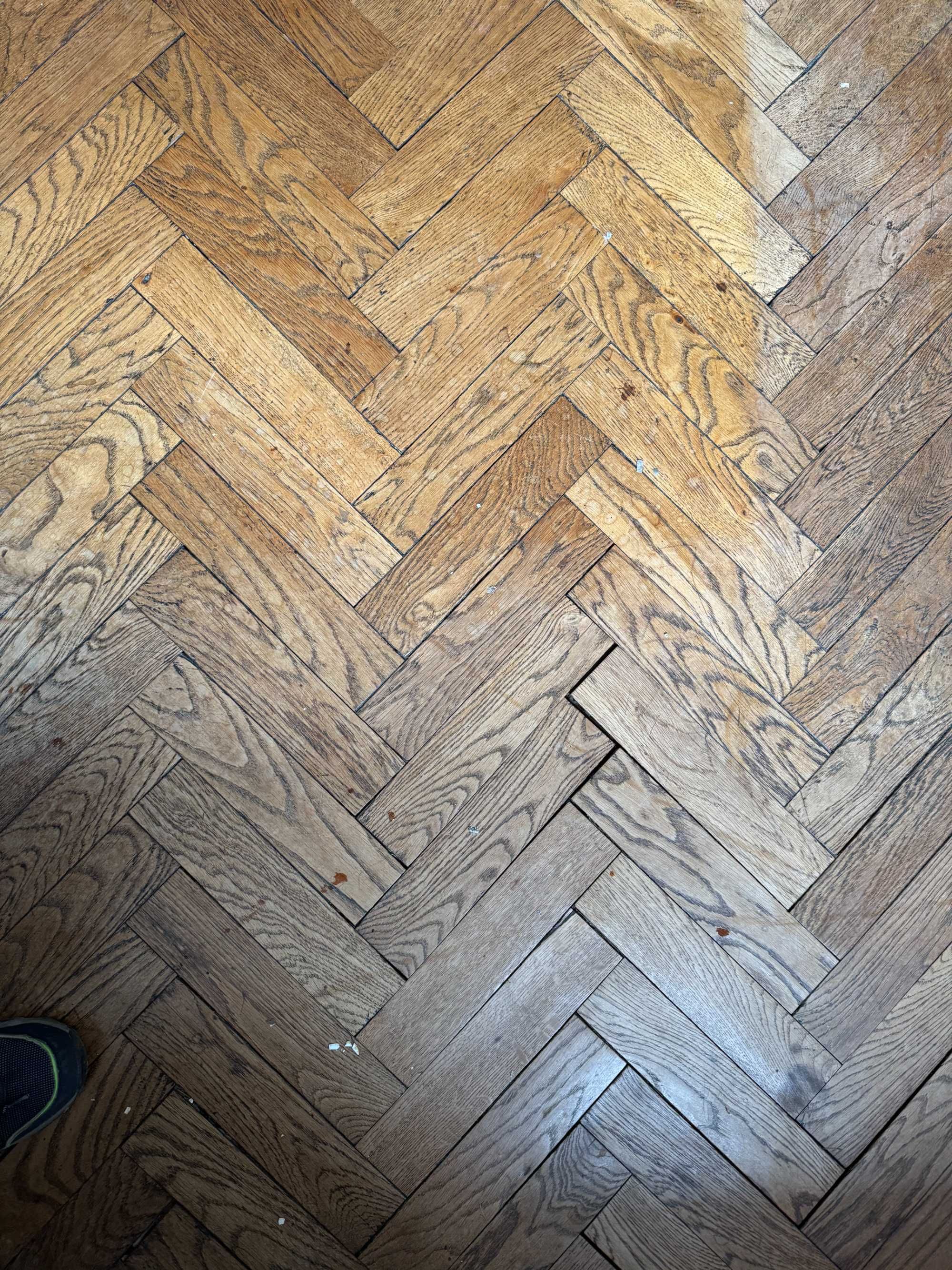 Super wyschnięta dębowa klepka podłogowa z 1958r. 35m2