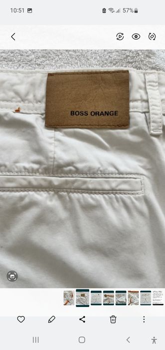 Шорты карго,бермуди-hugo boss orange
