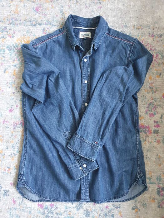 Tommy Hilfiger koszula męska jeansowa M