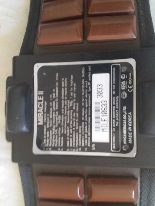 Турманиевый пояс с миостимуляцией Nuga Best Miracle II