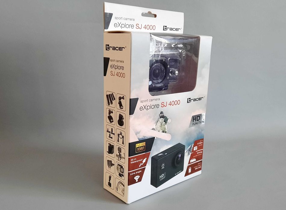 Kamera wodoodporna sport model eXplore SJ 4000 Full HD firmy Tracer