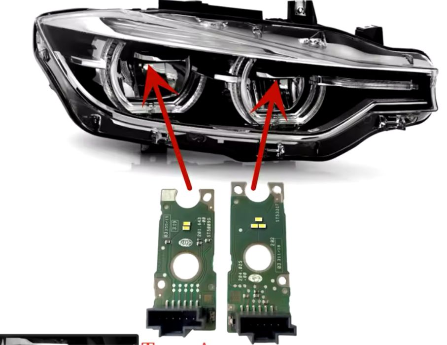 Плати діодні full led фари F30 ближнього і дальнього світла!!!