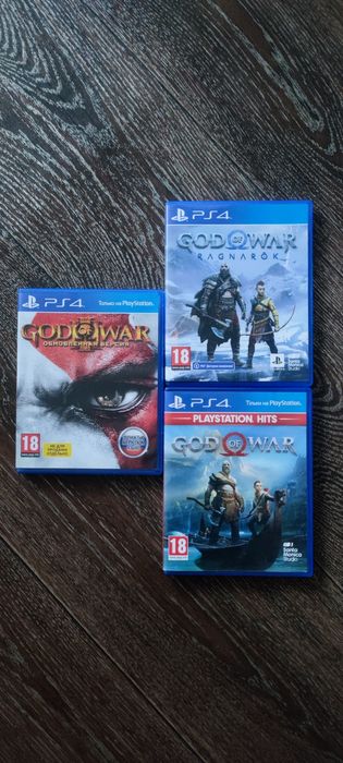 Ігра ps4 бог войни 3 частини  Ragnarok god of war