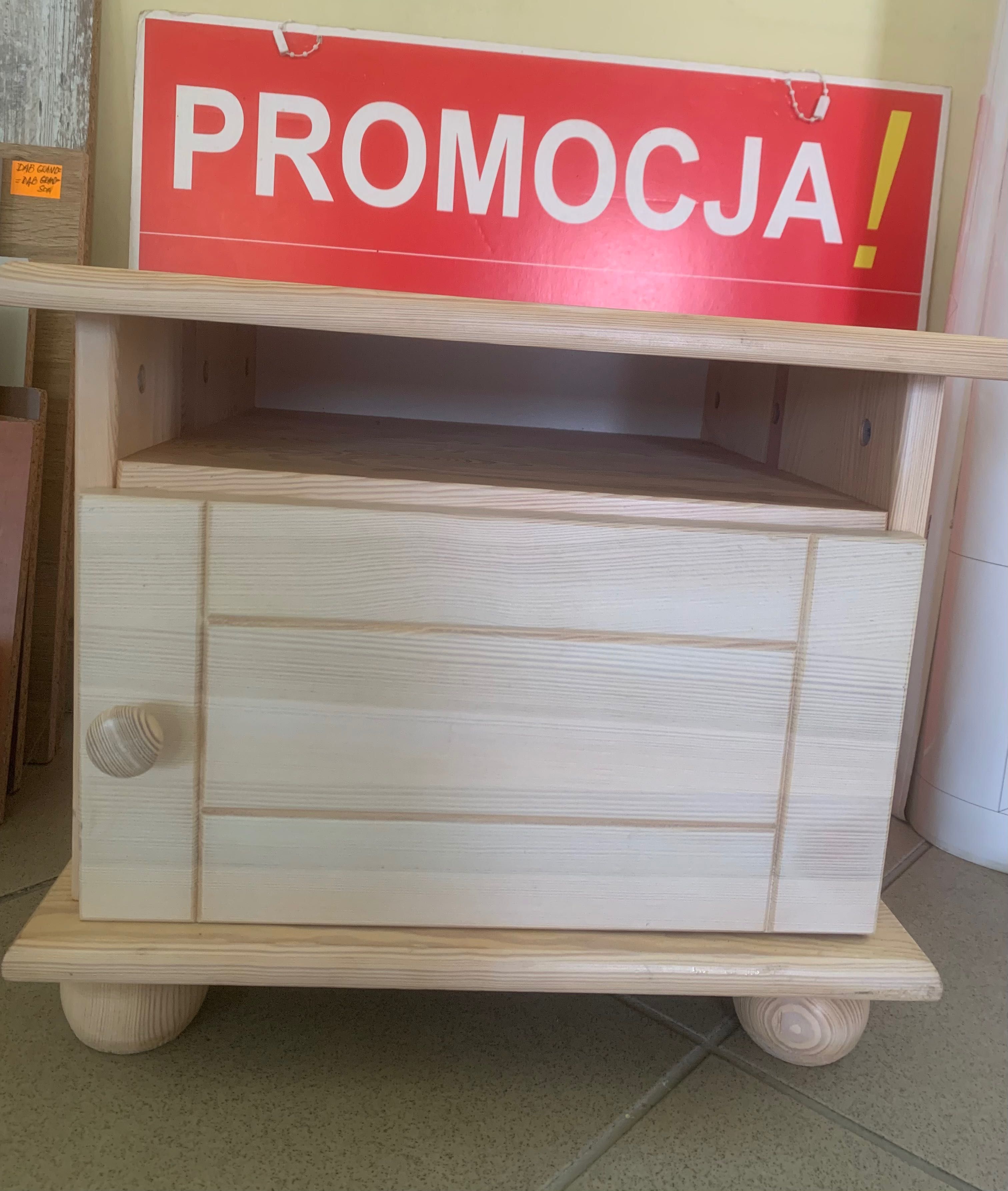Szafka nocna nowa z litego drewna