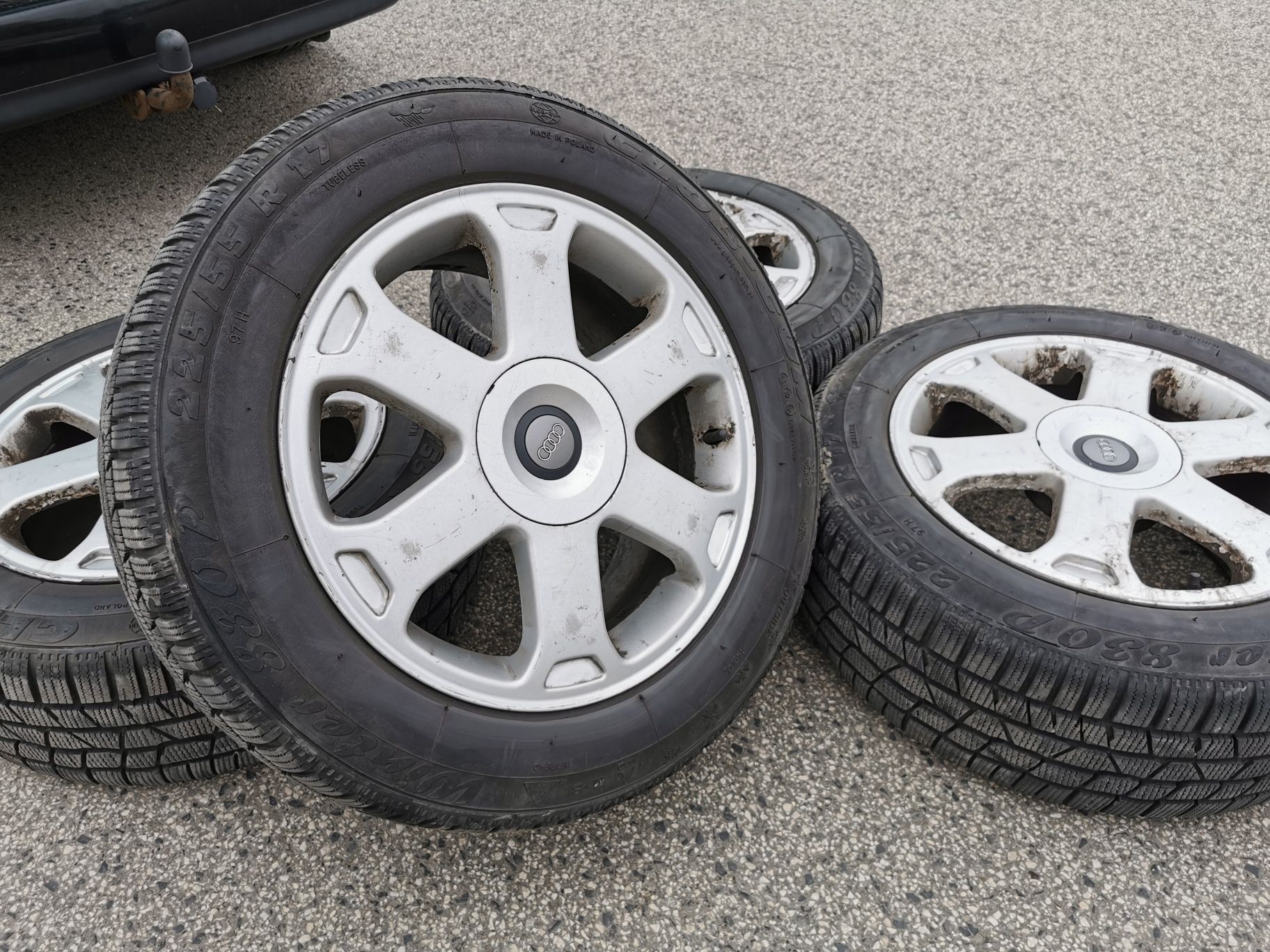 Felgi Audi AVUS 17" S6 C5 c4 s4 2.7 RS4 100 Komplet zimowki 5x112 vag