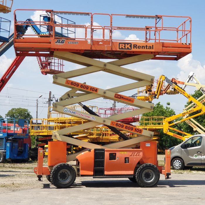 Wynajem podnośników nożycowych przegubowych  koszowych Poznań