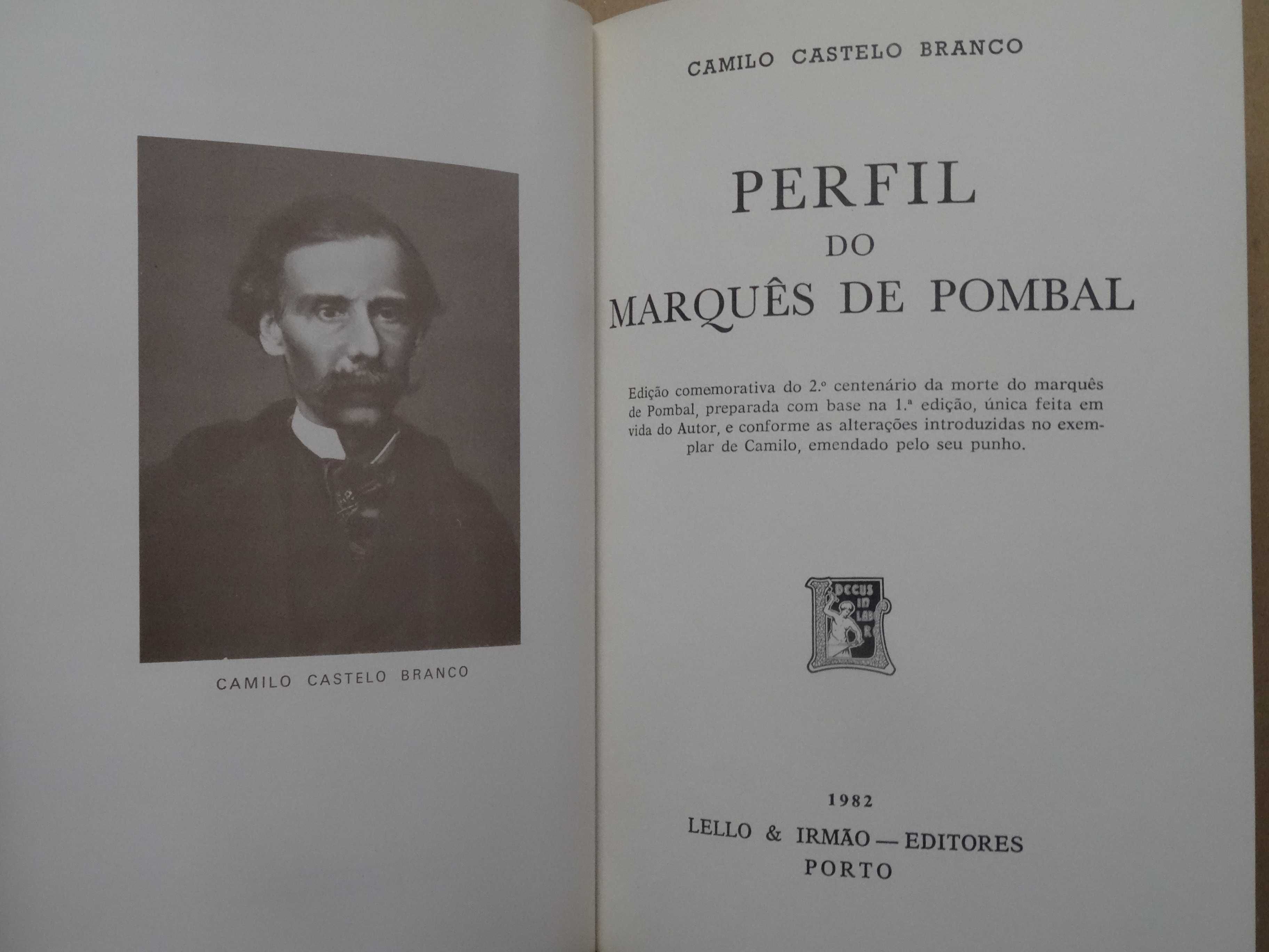 Perfil do Marquês do Pombal de Camilo Castelo Branco