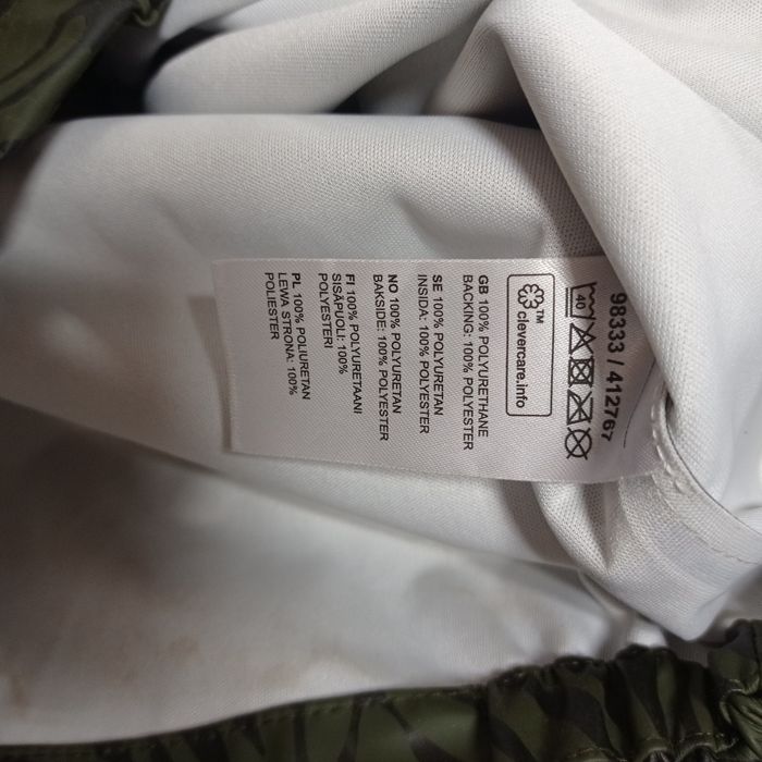 Kurtka chłopięca przeciwdeszczowa moro