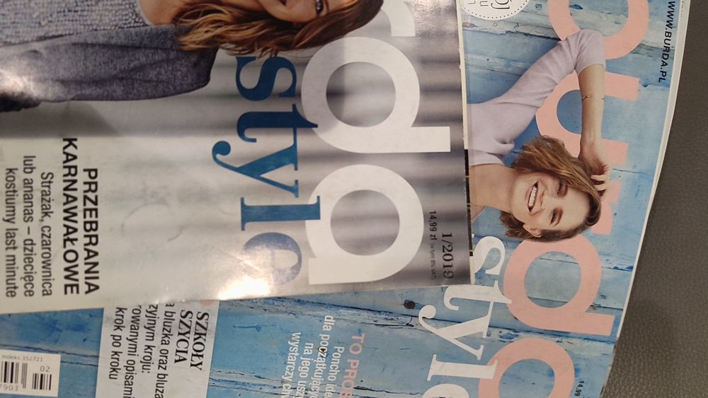 Czasopismo Burda rok 2019