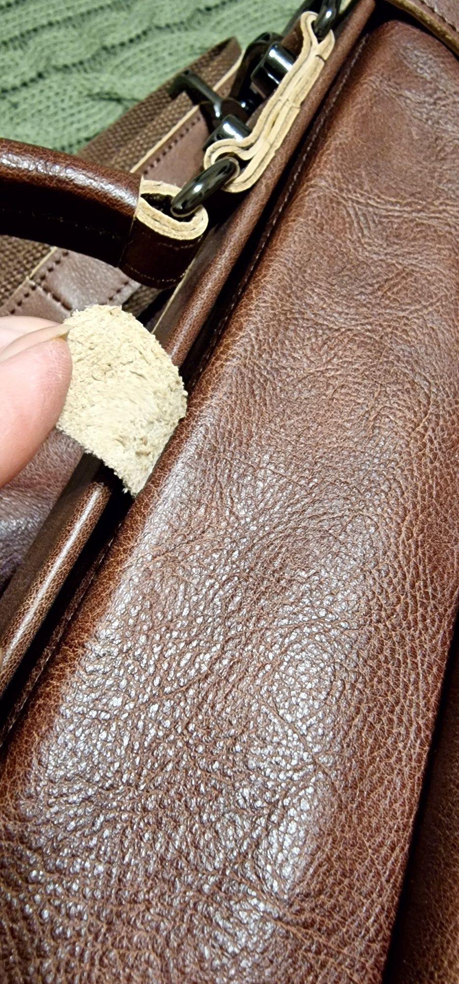 Продам шкіряний саквояж