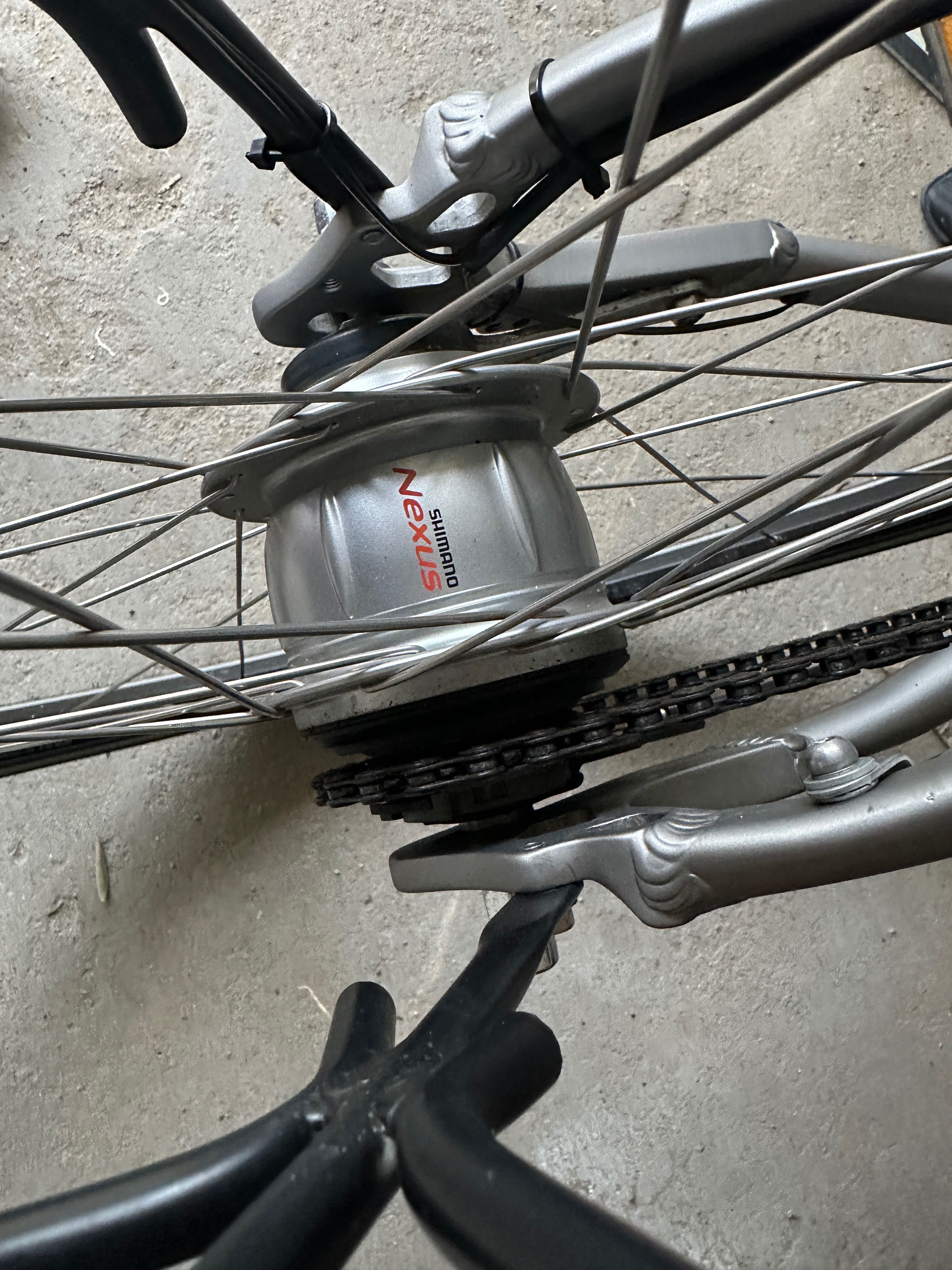 Rower miejski RIXE Calais Exklusivmodel! Titanium, Rama S, koła 28’