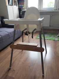 Krzesełko do karmienia IKEA Antilop z podnóżkiem